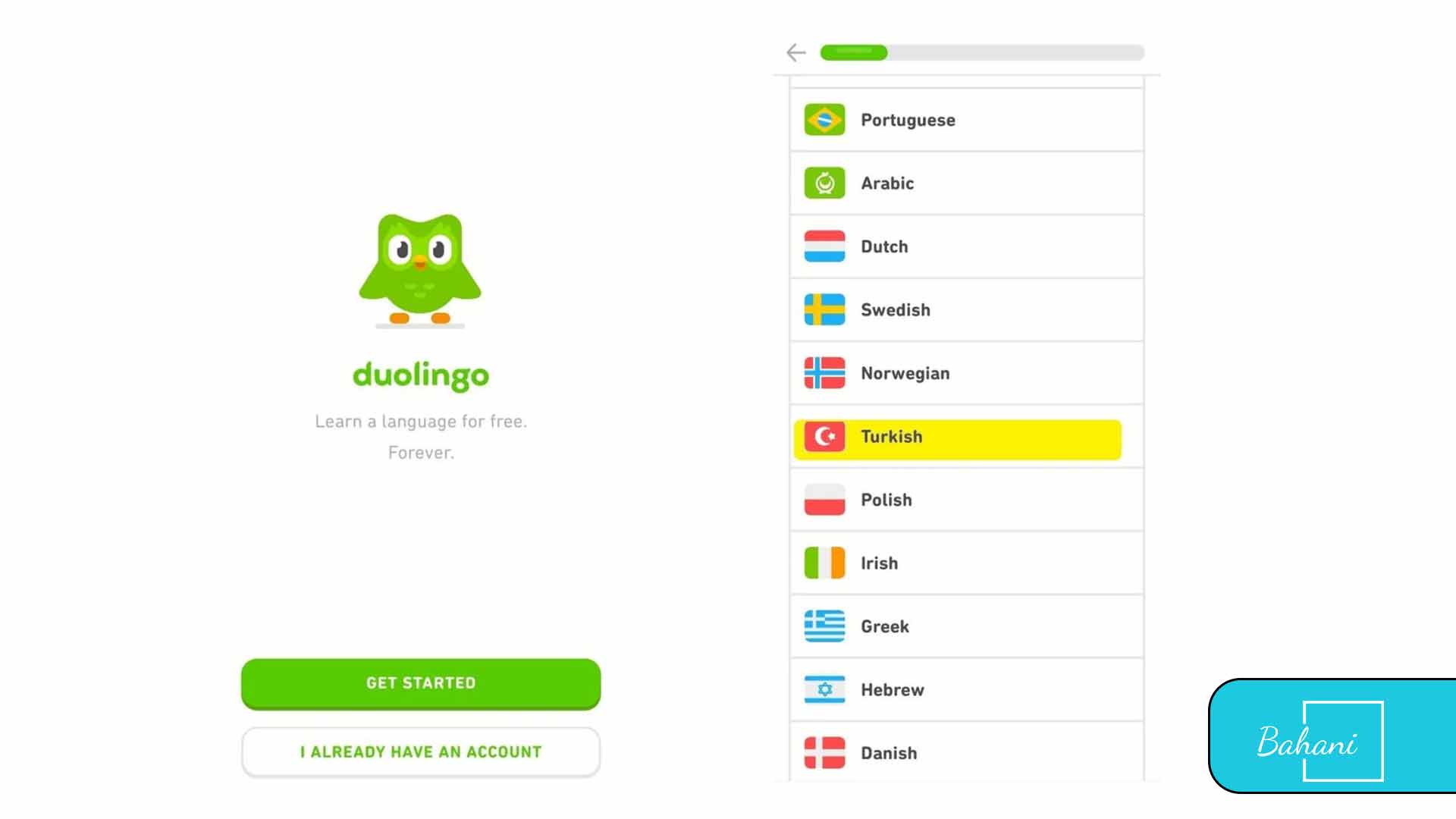 آموزش زبان انگلیسی با دولینگو