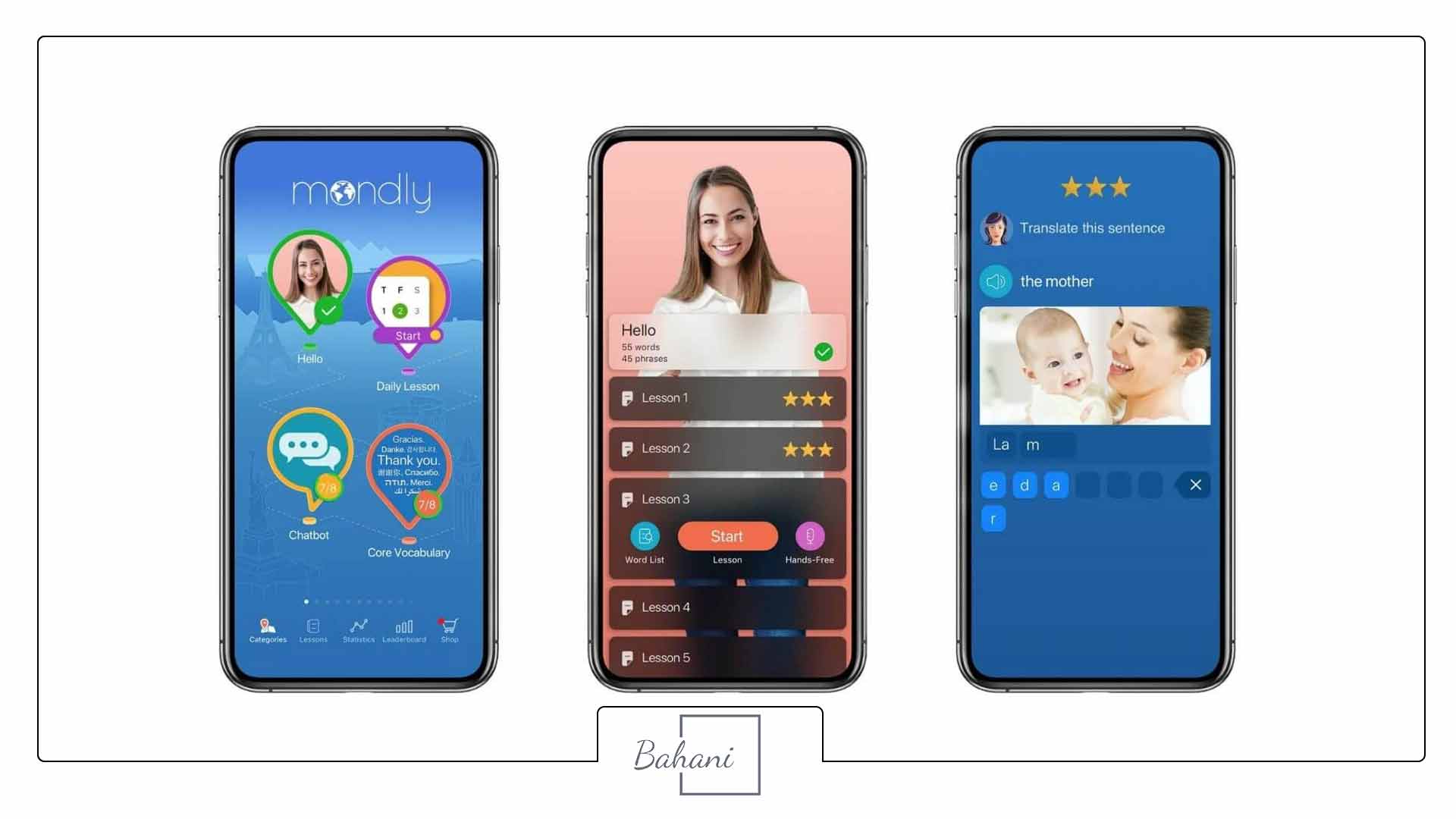 بهترین اپلیکیشن اموزش زبان با هوش مصنوعی Mondly