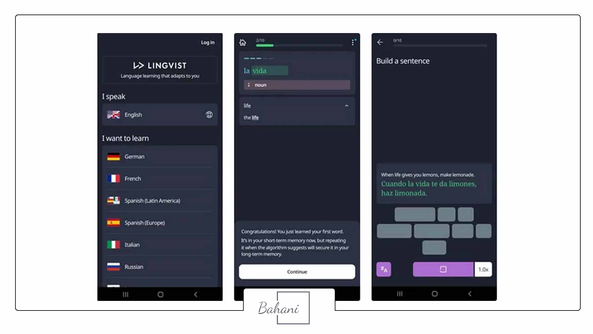 بهترین اپلیکیشن اموزش زبان با هوش مصنوعی لوینگست