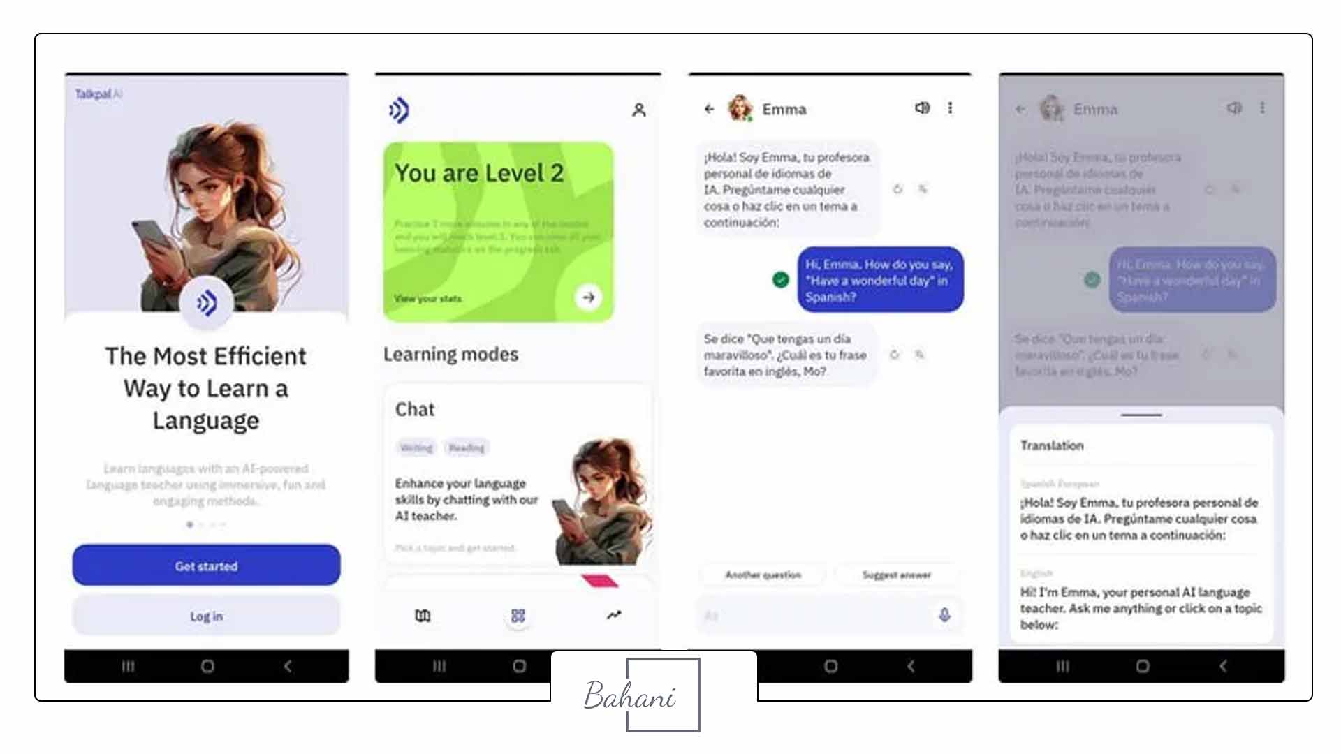 اپلیکیشن آموزش زبان هوش مصنوعی Talk Pal